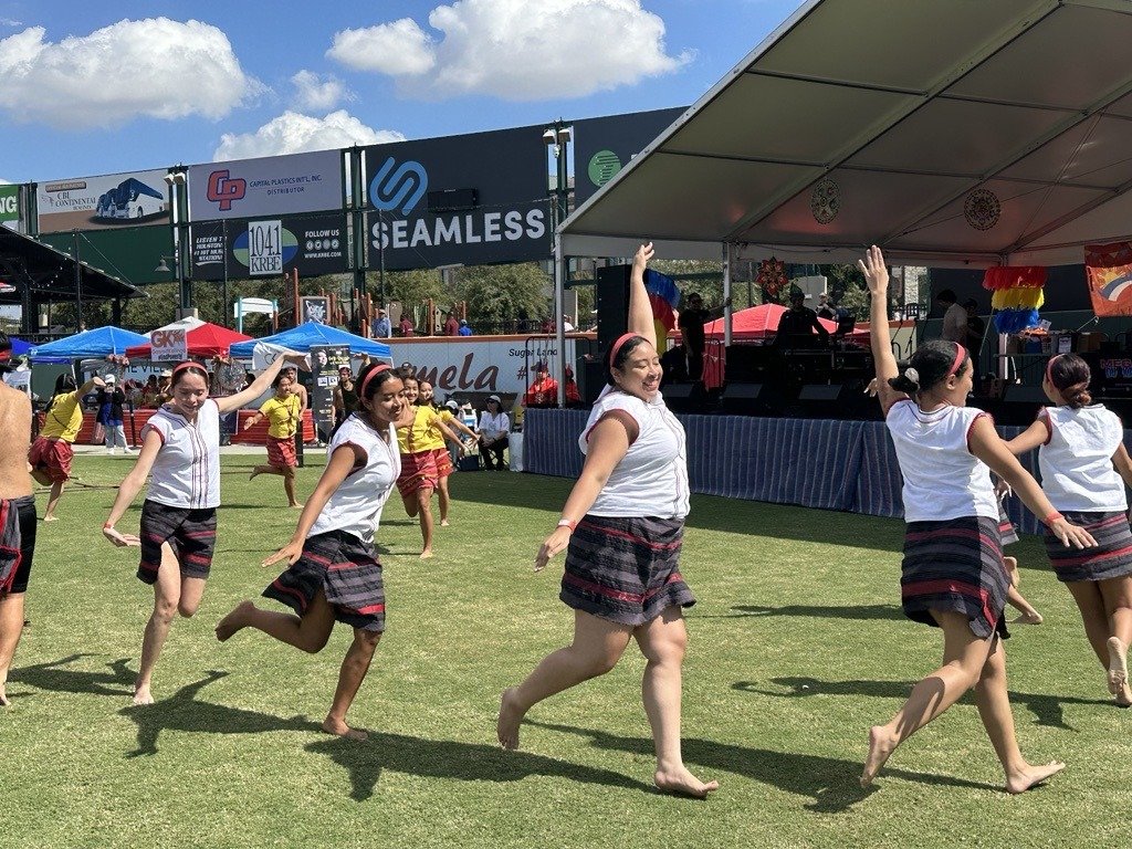 Dancers perform at the 2024 Houston Filipino Street Festival.